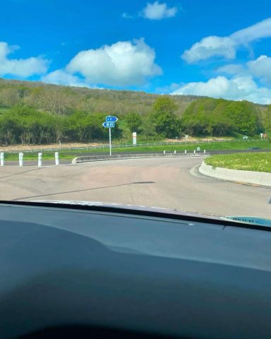 Mise en situation sur l'autoroute